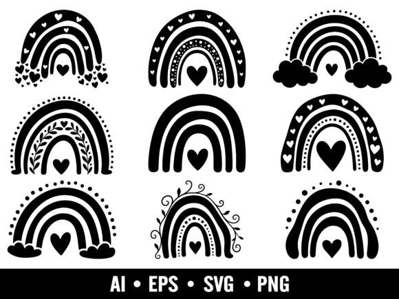 Boho Rainbow SVG Bundle: A Creative Toolkit for Modern Makers