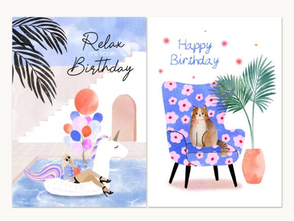 Bring Joy and Color to Any Celebration with the Relax Celebrate Birthday Cards Set