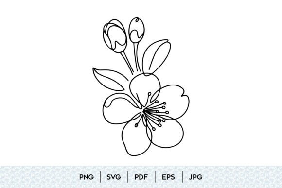 Cherry Blossom Line Art: Guide & Uses