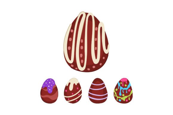 Chocolate Eggs with Colorful Frosting: A Modern Spring Tradition