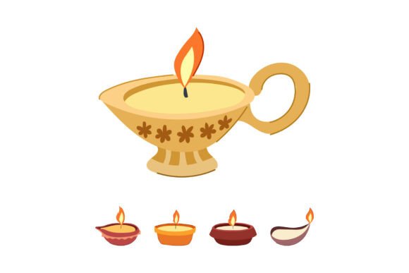 Diwali Diwali Lamp Vector Illustration F: A Guide to Festive Digital Design