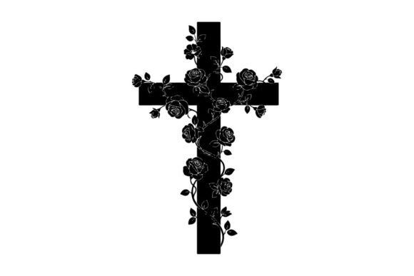 Elegant Black and White Floral Cross Sym: A Guide to Choosing Quality Silhouettes