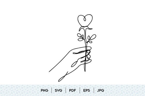 Evaluating the Hand Holding Heart Flower SVG for Your Projects