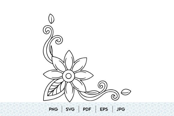 Floral Corner Border Line Art SVG: A Designer's Guide