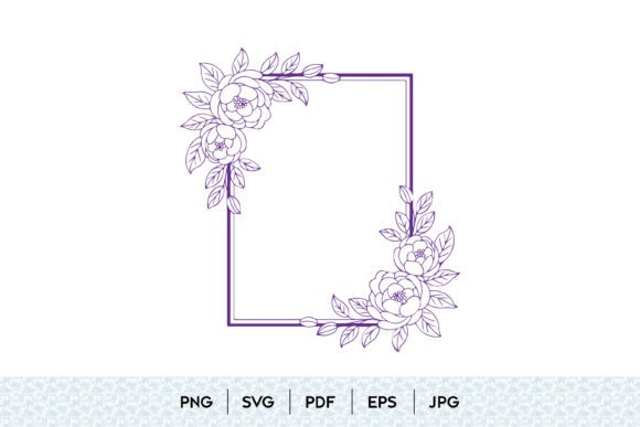 Floral Wedding Frame SVG: The Ultimate Design Resource