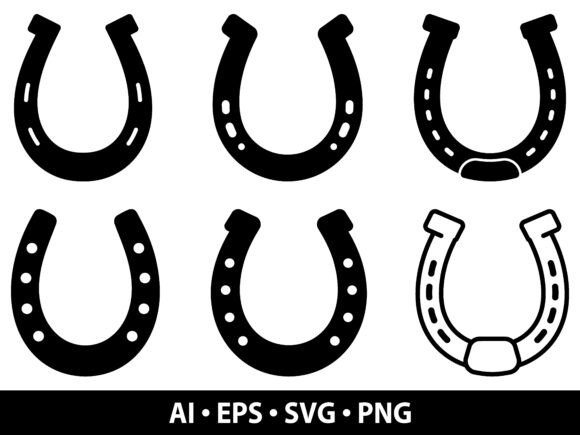 Horseshoe Vector Bundle: Luck & Western Charm
