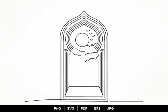 Islamic Arch Window Landscape SVG: A Guide to Quality and Usage