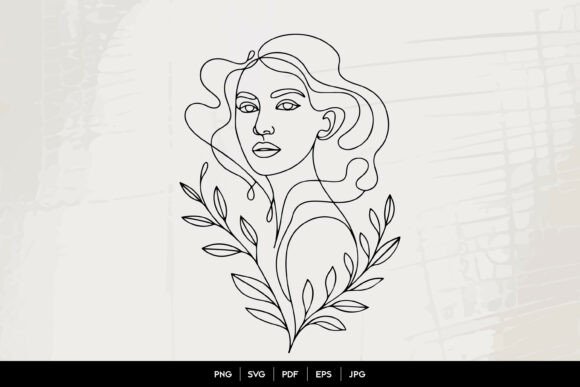 Mastering Woman Portrait Line Art SVG for Modern Design