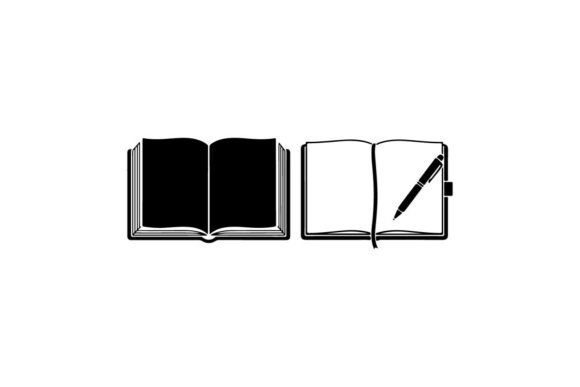 Open Blank Notebook with Pen on White Background: A Practical Design Asset Evaluation