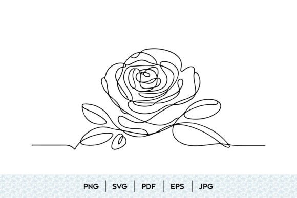 Rose Continuous Line Art SVG: A Strategic Asset for Visual Branding