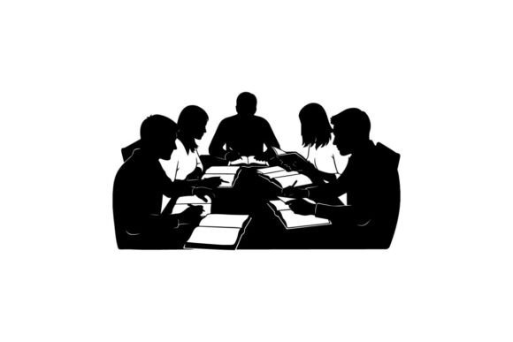Team Collaboration Meeting with Document