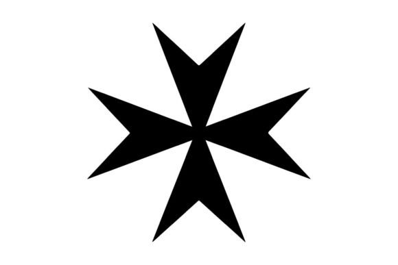 The Black Eight-pointed Star Icon Isolated O: A Versatile Design Asset for Modern Creatives