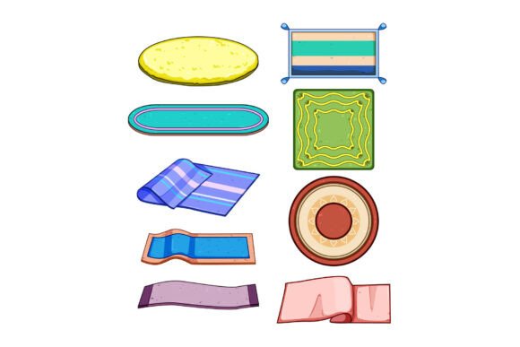 Various Colorful Carpets and Rugs Collec: Bringing a Cartoon Feel to Your Space