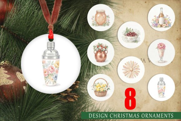 Watercolor Summer Treats Floral Ornament: A Practical Design Asset Review
