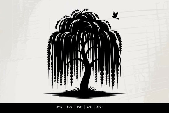 Willow Tree Silhouette SVG: A Versatile Design Essential